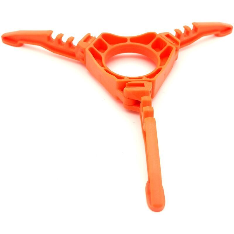 Rutschfester Abs-gasflaschenhalter, Klappbarer Gaskocher-ständer, Tragbarer Mehrzweck-halter Für Camping-kartuschen Zum Campen, Wandern, Picknick Und Kochen - Orange