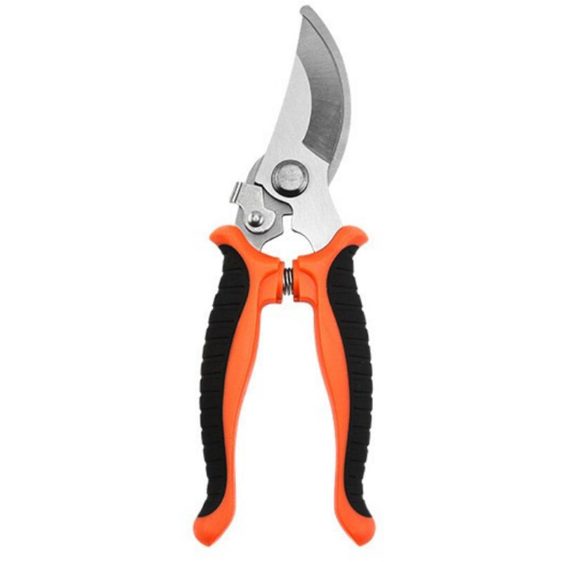 Forbici Da Potatura Orange, 2 Pezzi, Lama Smussata, Con Manico Girevole, Per Rami E Ramoscelli Freschi, Rivestimento Antiaderente, Lama In Acciaio Inox, Lunghezza: 24 Cm