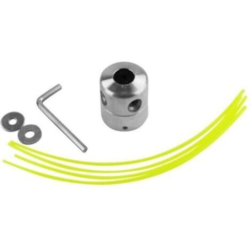 Universeller Aluminium-trimmerkopf, Rasentrimmerkopf Mit Nylonfaden (2x Orange)