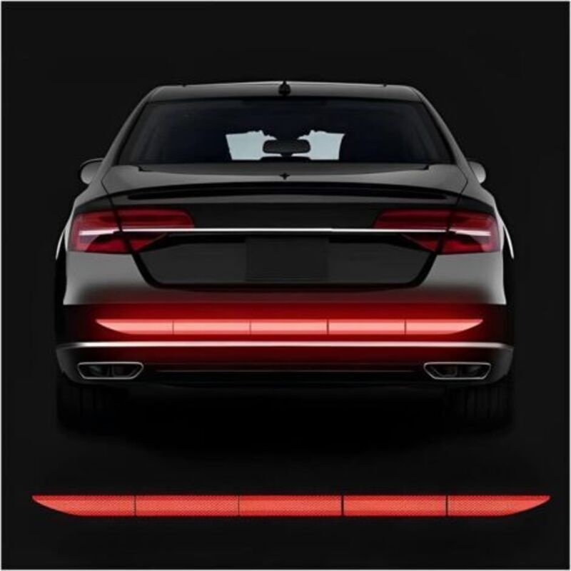 3er-pack Reflektierende Aufkleber Für Kofferraum, Reflektierende Autoaufkleber Für Kofferraum, Sicherheitswarnung, Universelle Kofferraum-sicherheitsaufkleber (rot)