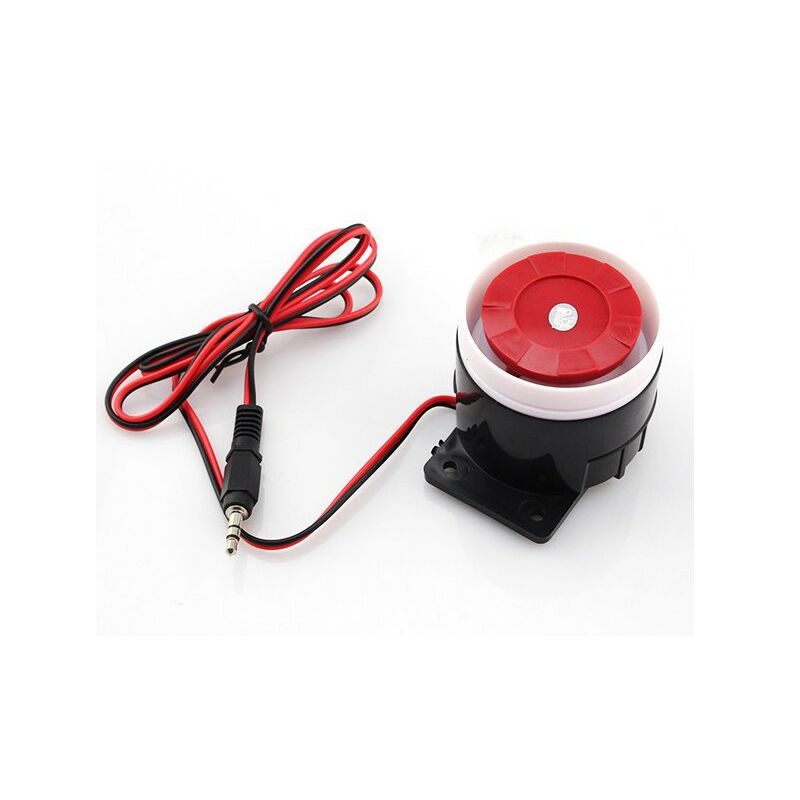 Mini-draht-sirenen-warngerät, 120 Db, Dc 12v, Für Haussicherheitssysteme