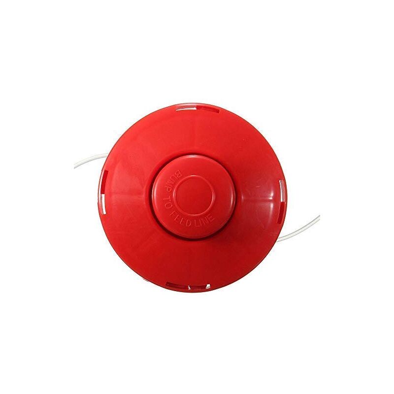 1 Stück Universal 2-zeilen Kunststoff-mähkopf Für Rasenmäher Rot (m10125)