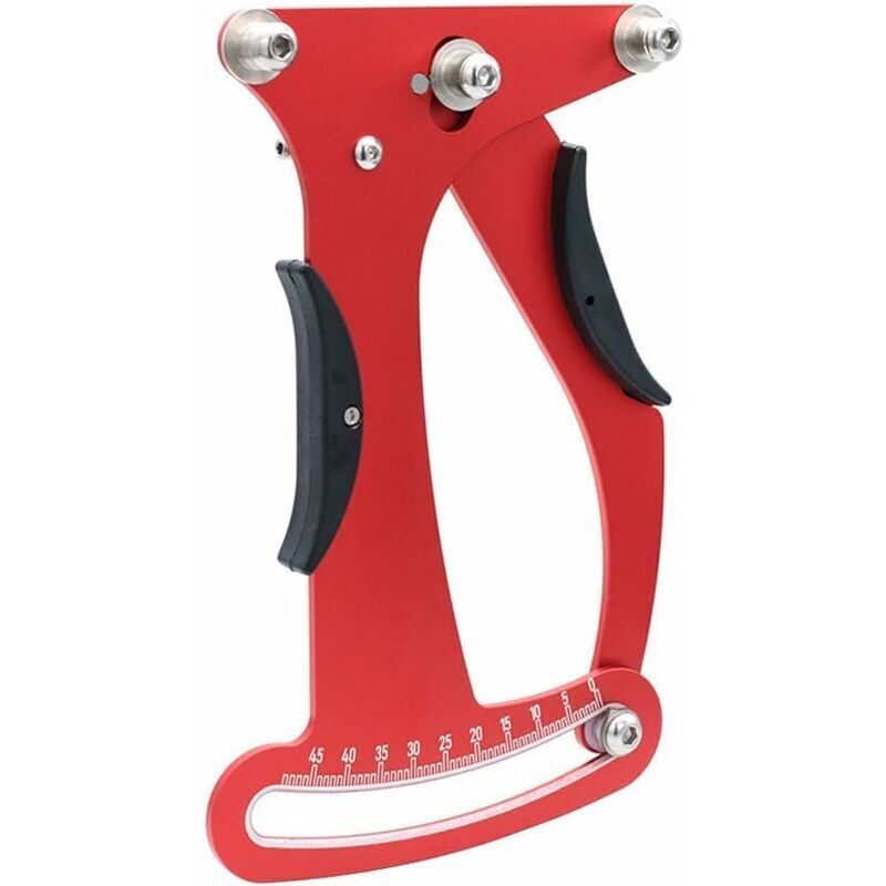 Speichenspannungsmesser, Einstell- Und Messwerkzeug Aus Aluminiumlegierung, Langlebiges Werkzeug Für Fahrradräder, Fahrradzubehör - Rot, Einheitsgröße