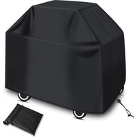 Abdeckung Für Outdoor-grill, Schutzabdeckung Für Grill, Plancha-abdeckung Für Gasgrill, Mit Wasserfester Beschichtung (147x61x117cm Schwarz)