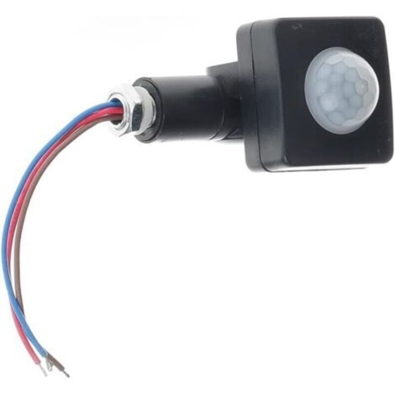 Ac85-265v Ip65 Einstellbarer Pir-bewegungsmelder Schalter Ultra-dünn Led Licht Pir Bewegungsmelder Außen Bewegungsmelder, 10mm Schwarz
