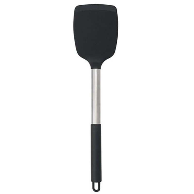 Küchenspatel Aus Silikon, Schwarzes Küchenutensil Aus Silikon