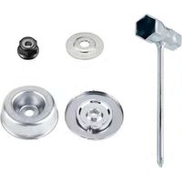 4er-set Ersatzteile Und Zubehör Für Stihl Motorsensen Fs55 Fs56 Fs120 Fs130 Fs130r Fs200 Fs200r Fs250, Hochwertige Metallklinge Für Stihl Freischneider, Befestigungssatz Zum Austausch