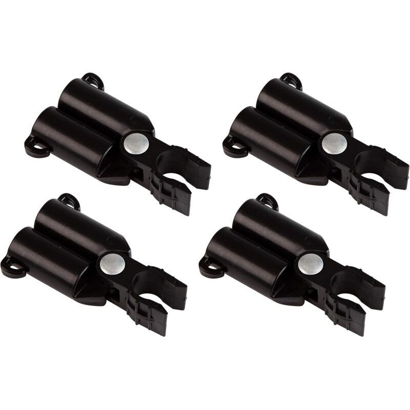 4er-set Verbindungsstücke Für Pflanzstäbe - Durchmesser: 11 Mm - Schwarz