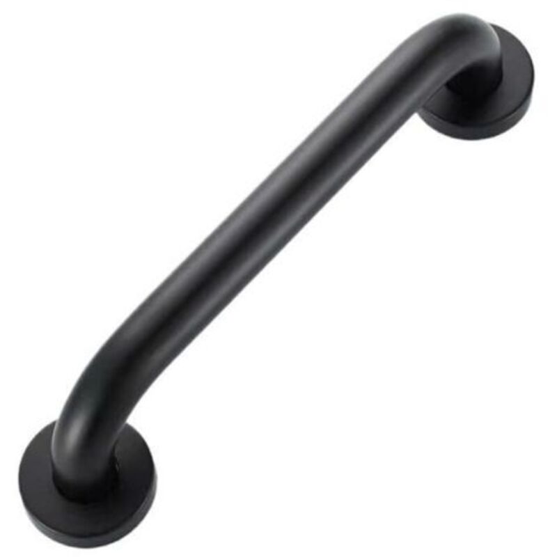 Dusch-haltegriff - Schwarz - 400 Mm - Sicherheits-duschgriff - Haltegriff Für Behindertengerechte Wc - Stützgriff Für Toilette - Haltegriff Für Dusche Und Wc