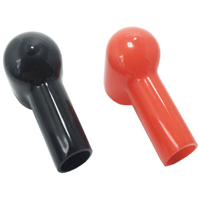 Shining House Batteriepol-abdeckung Aus Gummi, Schutzkappe Rot/schwarz 6mmx14mm 5 Paare