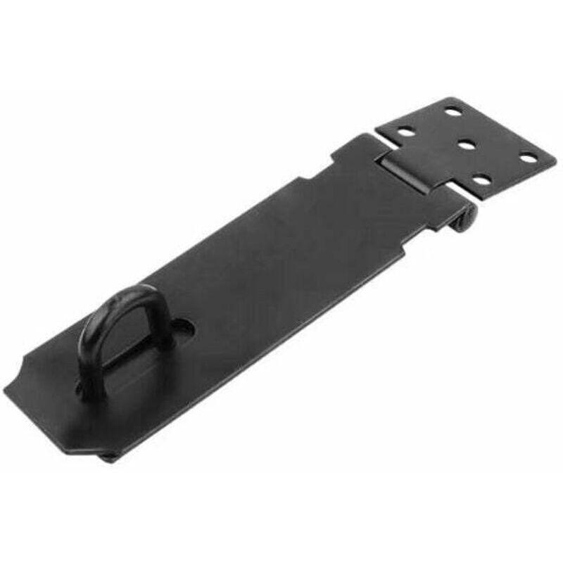 2er-pack Türriegel Für Garten, Verformungsbeständiger Innentür-riegel, Edelstahltürriegel Für Schuppen, Schlafzimmer Oder Badezimmer Mit Schiebefalle (schwarz, 105 Mm)