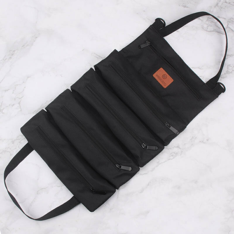 Stoff-werkzeugtasche, Tragbare Auto-aufbewahrungstasche, Werkzeugtasche Für Elektriker, Hardware-werkzeugtasche, Schwarz 20 Zoll