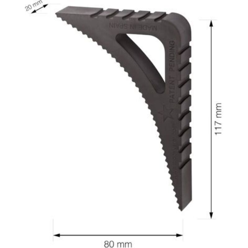 Blockystar Fenster- Und Türstopper Für Innen- Und Außenbereich – 2er-set In Schwarz – Hält Tür Offen – Gummi-türstopper – Fensterfeststeller – Kunststoff-türpuffer