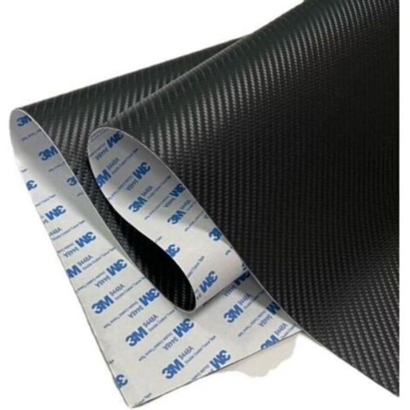 Selbstklebendes Kunstleder-reparaturpflaster Mit 3m-kleber, Renovierungs- Und Reparaturpatch Für Autoinnenräume Aus Kohlefaser-leder (schwarz, Größe: 20x120cm/8x47)