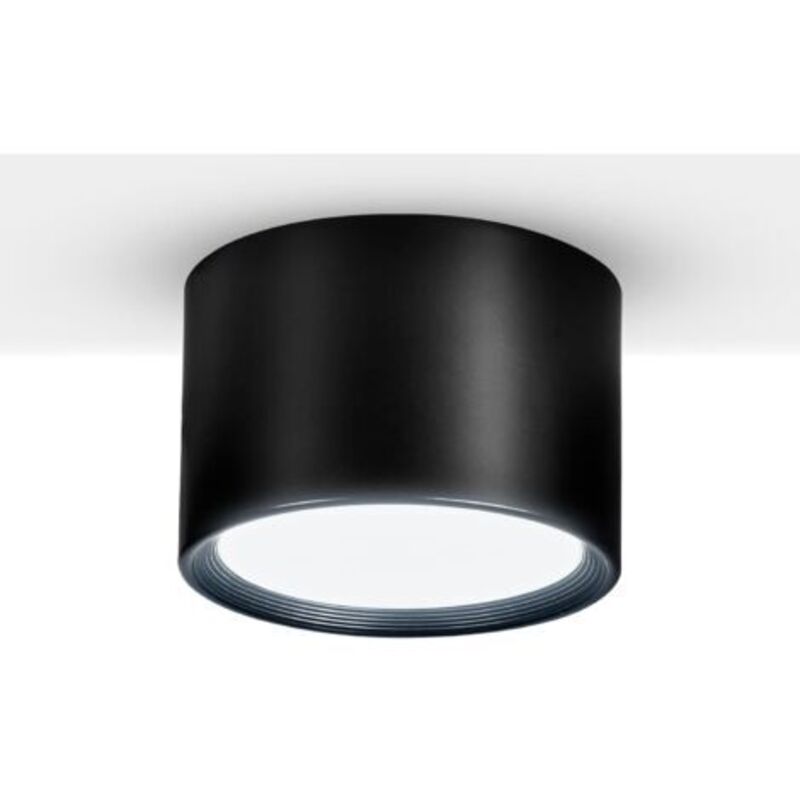 Spot Deckenleuchte Schwarz Warmweiß 6000k 12w Deckenstrahler Für Wohnzimmer Esszimmer Küche Flur Schlafzimmer Φ8,5cm