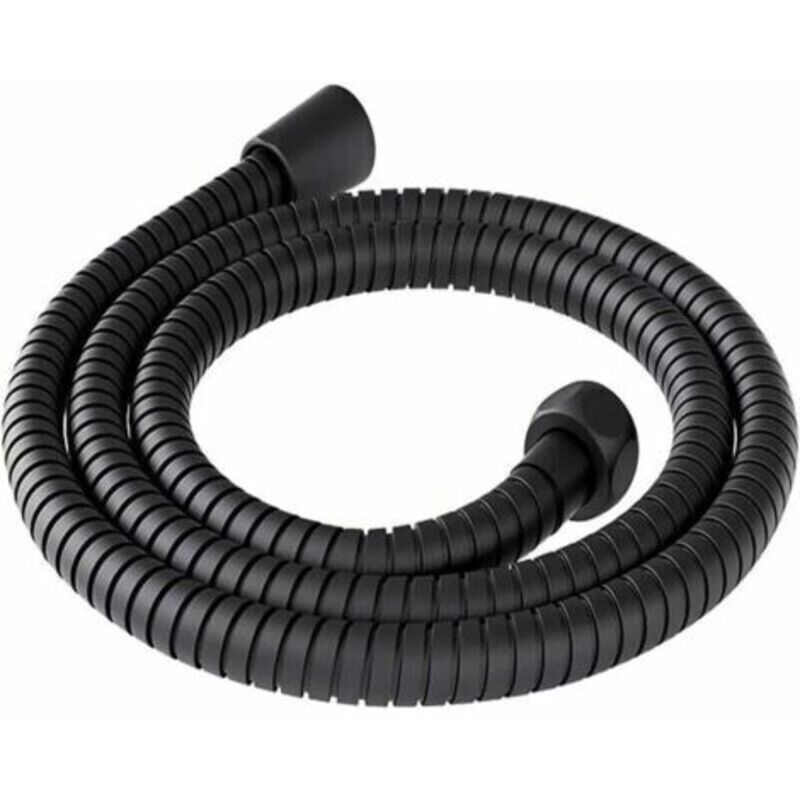 200 Cm Universeller Duschschlauch Aus Edelstahl, Verwindungssicher Und Korrosionsbeständig, 2 M Flexibler Duschschlauch, Schwarzer Universeller Duschschlauch