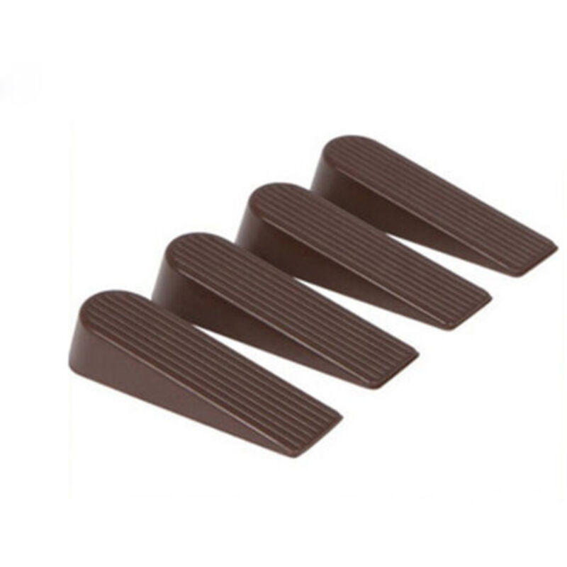 4er-set Türstopper Aus Schwarzem Gummi Für Zuhause Und Büro