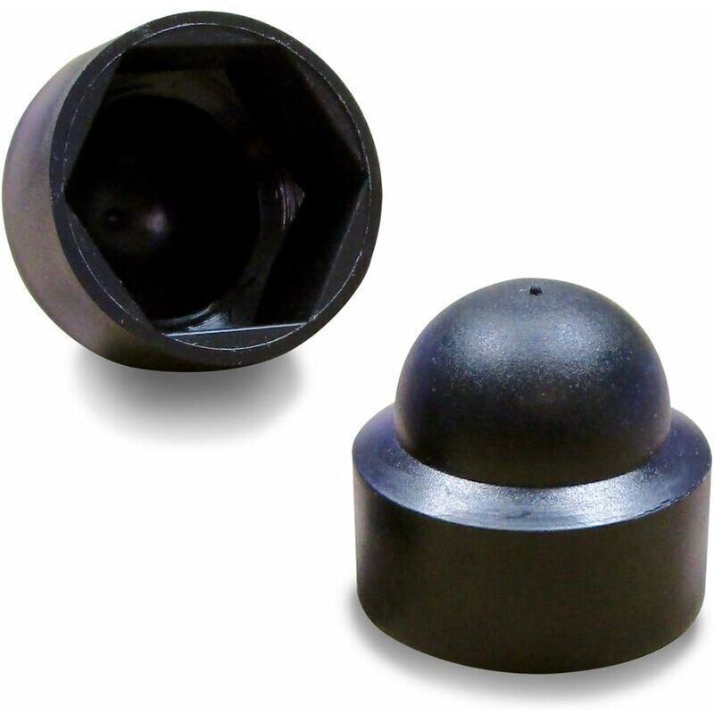 100 Stück - Schrauben- Und Mutterschutzkappe Fah113-l - M8 Für 13-mm-schlüssel - Kunststoff Schwarz