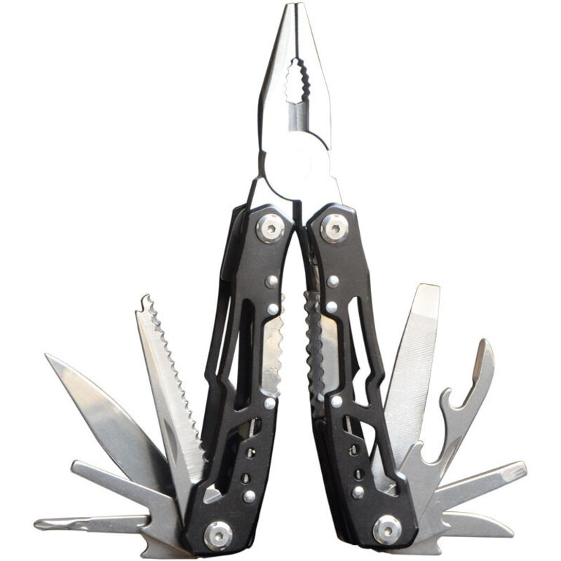 14-in-1 Schweizer Taschenmesser Morpilot Multifunktionales Werkzeug, Taschenmesser Mit Ergonomischem Griff - Schwarz