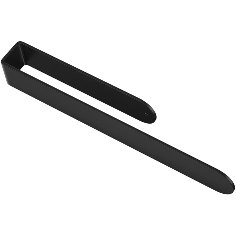 Bohrfreier Handtuchhalter - 30 Cm Massiver, Selbstklebender Badezimmer-handtuchhalter - Wandhandtuchhalter - Bohrfreier Handtuchhalter Für Küche Oder Wc (schwarz)