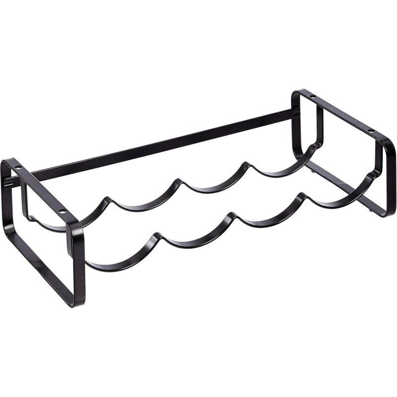 Stapelflaschenhalter Für Den Tisch, Schwarz, 9,6t X 41,5l X 20,4h Zentimeter