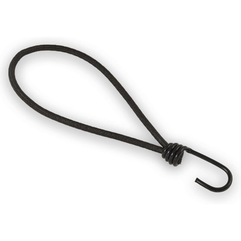 25 Stück Gummiseile Mit Haken, 20 Cm Spanner, Planenverlängerung Mit Spiralkringel, 200 Mm Durchmesser, 6 Mm Expansionsring, Schwarz