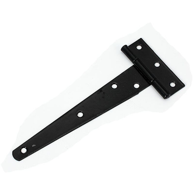 4er-set Schwarze T-scharniere, Scheunentürscharniere, Türscharniere, Flache Edelstahlscharniere Für Tore, Gartenhäuser, Schränke - 100mm
