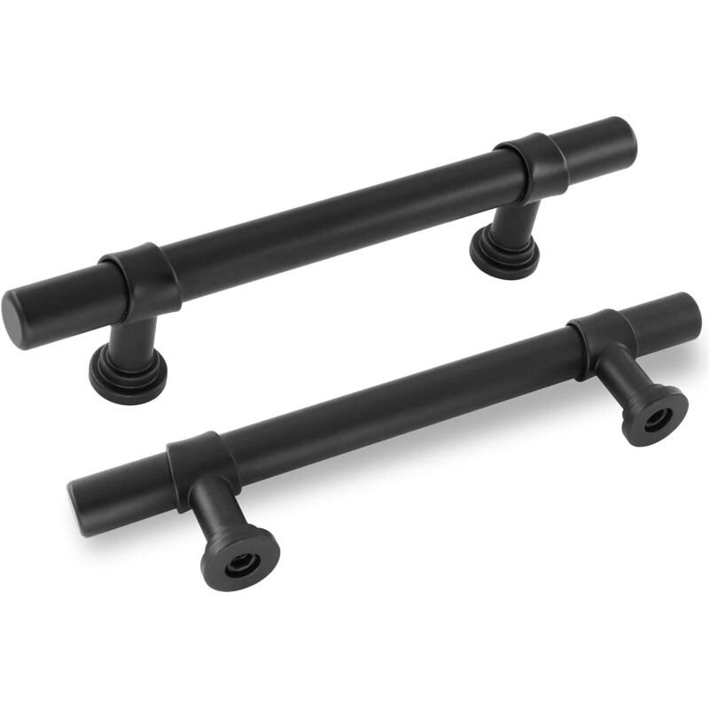 Set Di 10 Maniglie Nere Per Mobili Da Cucina, Maniglie Nere, Interasse Fori 96 Mm, Maniglia Per Anta Della Cucina, Maniglia Per Mobile, Maniglia Per Cucina, Maniglia Nera Per Mobile