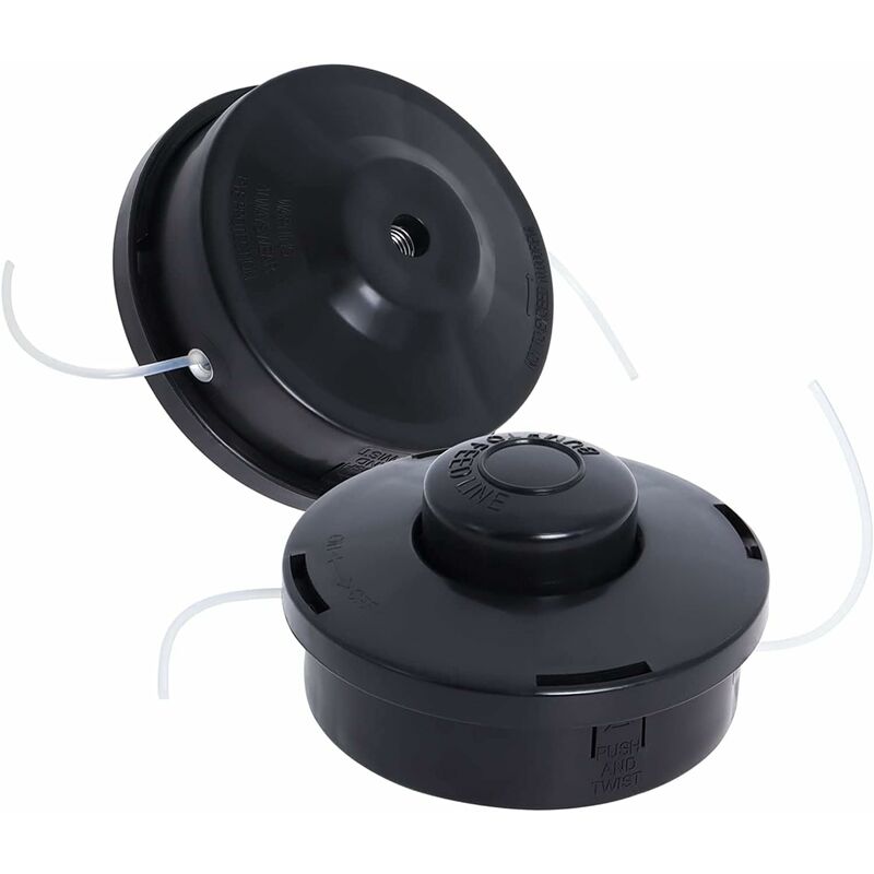 Trimmerköpfe M10 X 1,25 – Kompatibel Mit Rasenmähern Mit Gerader Welle – Materialien Aus Polypropylen Und Abs – 2er-pack