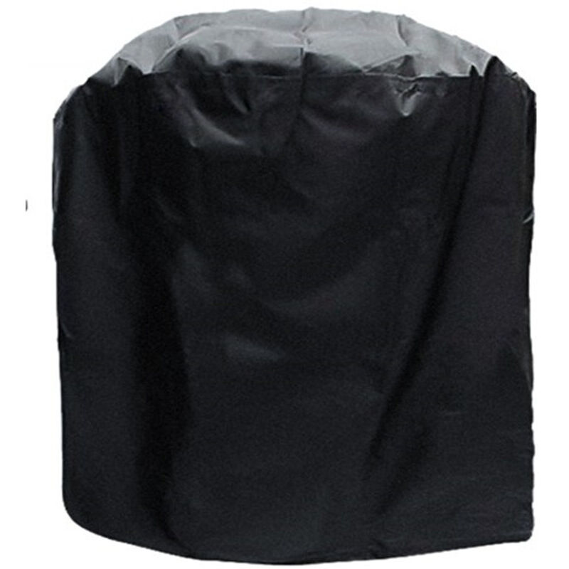Runde, Wasserdichte Abdeckhaube Für Grill, Ideal Für Den Außenbereich, Regen- Und Staubbeständig, Schwarz, Für Kohle-, Gas- Und Elektrogrills (größe: 58x77 Cm)