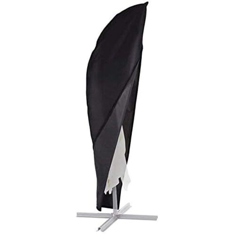 Wasserdichte Schirmabdeckung, Große Robuste Schirmabdeckung Mit Reißverschluss 265 Cm (50 X 70 X 40 Cm) - Schwarz