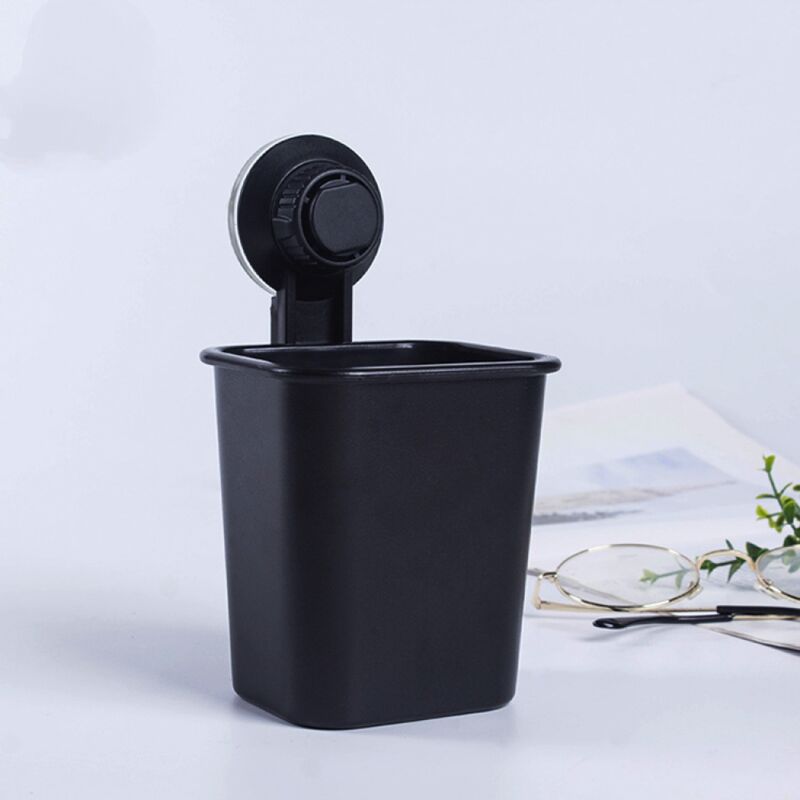 Wandhalterung Für Zahnbürste Mit Saugnapf, Bad, Dusche, Rasierer, Elektrische/batterie-zahnbürste, Zahnpasta-organizer, Kein Bohren Oder Nägel Erforderlich (schwarz)