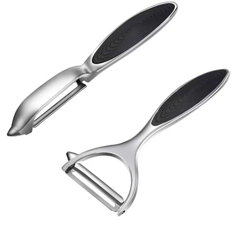 2er-set Schäler, Ideal Für Kartoffeln, Obst Und Gemüse, Schwarz
