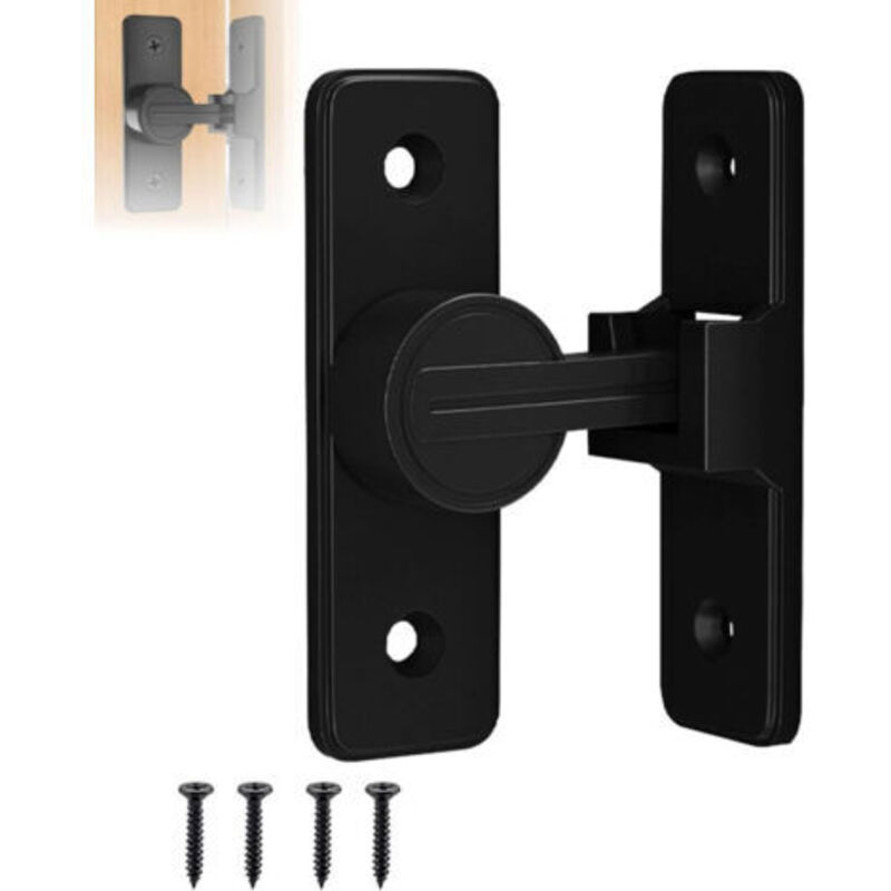 Schiebetürverriegelung Für Innentüren, 90° Kipphebel-türklinke, Innentürverriegelung, Schwarz