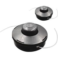Satz Von 2 Universellen Ersatzköpfen Für Benzin-motorsense Mit Doppelleine M10 X 1,25 (schwarz)