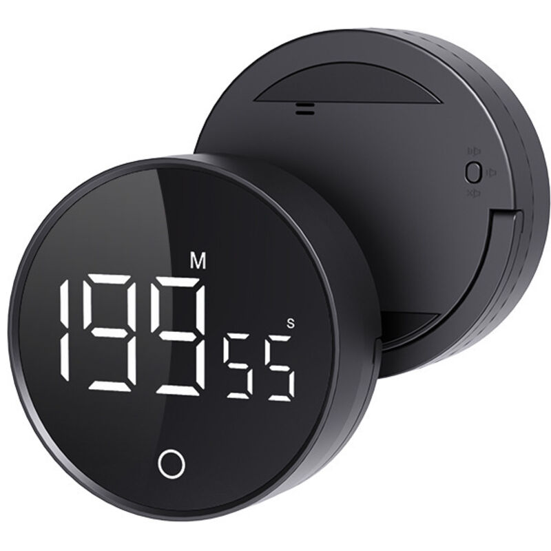 Wiederaufladbarer Digitaler Timer - Schwarz - Küche/büro - Countdown