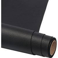 Reparatur-patch 50 X 137 Cm - Selbstklebende Pu-leder-rolle - Für Sofas, Handtaschen, Jacken, Autositze, Ledermöbel, Renovierung - Schwarz