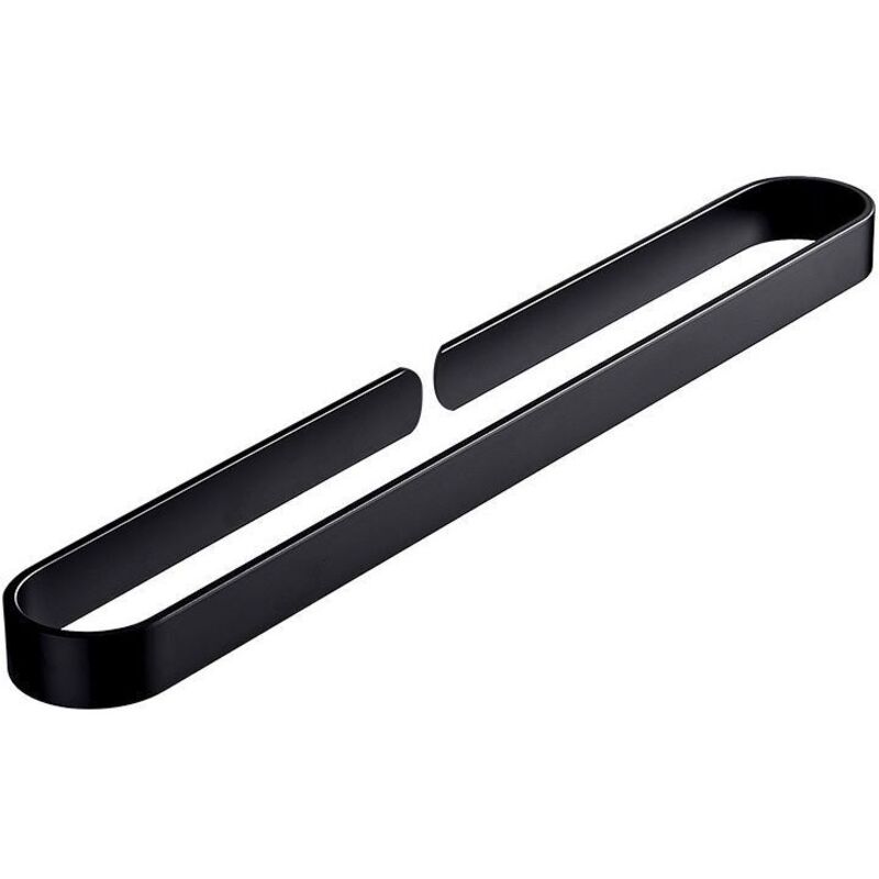 Handtuchhalter Mit Regal, Schwarzes Badezimmerregal, Badezimmeraufbewahrung