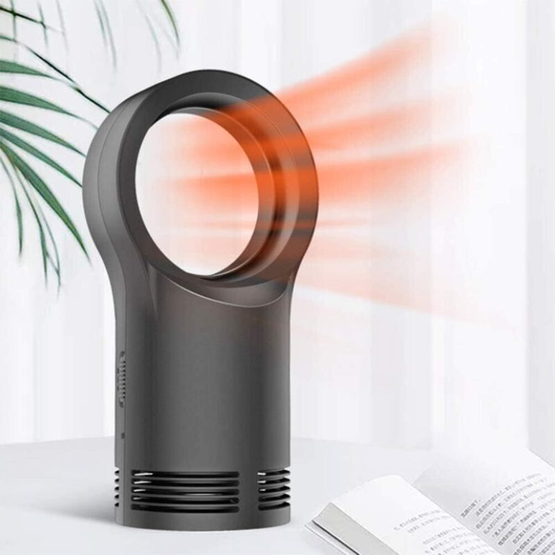 Smart Heater Mini, Kleiner Tragbarer Elektrischer Heizlüfter Für Den Hausgebrauch, 400 W, Mit Kipp- Und Überhitzungsschutz, Für Innen- Und Außenbereich Auf Dem Schreibtisch (schwarz)