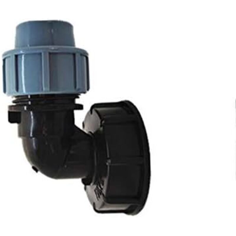 Ibc-tankadapter S60x6 – Schlauchanschluss Für Ibc-wassertank – 25 Mm Auslaufbogen