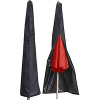 Schutzhülle Für Sonnenschirm, 205 Cm Garten-sonnenschirm Abdeckung/schutzhülle Aus Wasserdichtem Oxford-gewebe, 210d Schwarz (574825cm)