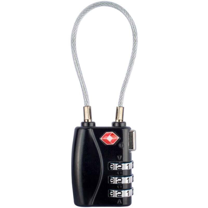 1 Stück Kofferschloss, 3-stelliges Sicherheitsschloss, Kombinationsschloss, Verschlüsselungsschloss Für Reisekoffer, Gepäcktaschen Usw. Schwarz