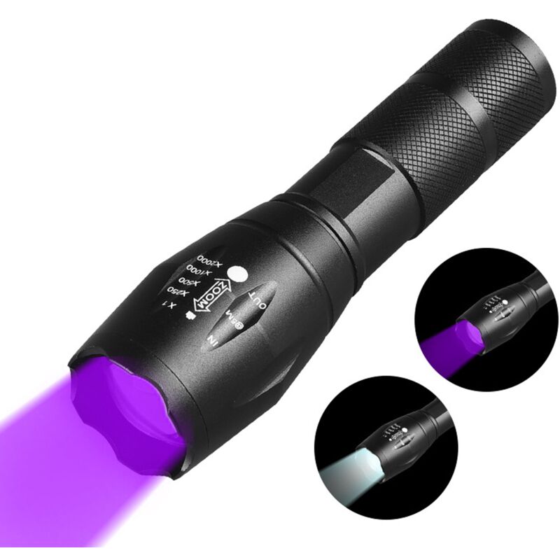 Uv-lampe 365 Nm Taschenlampe Schwarzlicht Uv-lampe Skorpion Diamantmineralienerkennung