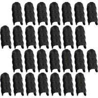 50 Stück Gewächshaus-rohrklemmen, Schwarze 20-mm-klammern Für Garten-gewächshausrahmen, Rohr- Und Folienclips Für Gewächshäuser, Banner Und Unterstände