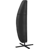 Versetzte Sonnenschirm-hülle Aus Wasserdichtem 210d Oxford-gewebe Mit Reißverschluss, Gerade Schirmabdeckung 190x50x30cm, Schwarz