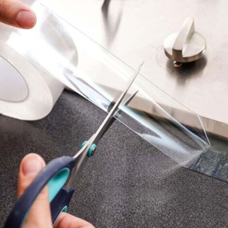 Transparentes Dichtungsband Für Badezimmer, Selbstklebendes Transparentes Dichtungsband Für Küche, Bad, Badewanne, Toilette, Dusche, Waschbecken (2 Zoll X 33 Fuß)