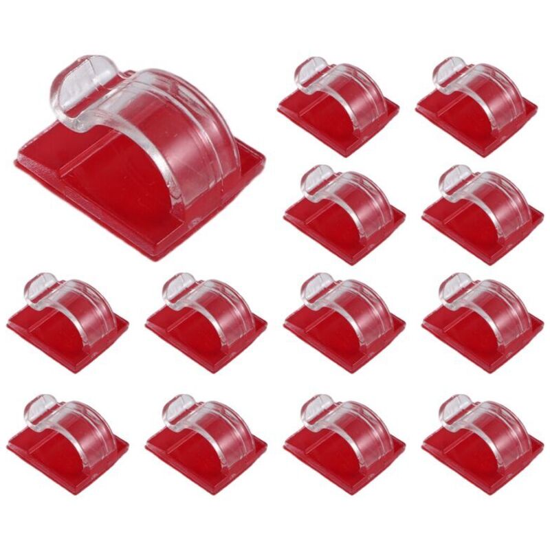 Haken Für Außen-lichterketten, 50er-pack, Transparente Haken Mit Wasserdichten Klebestützen