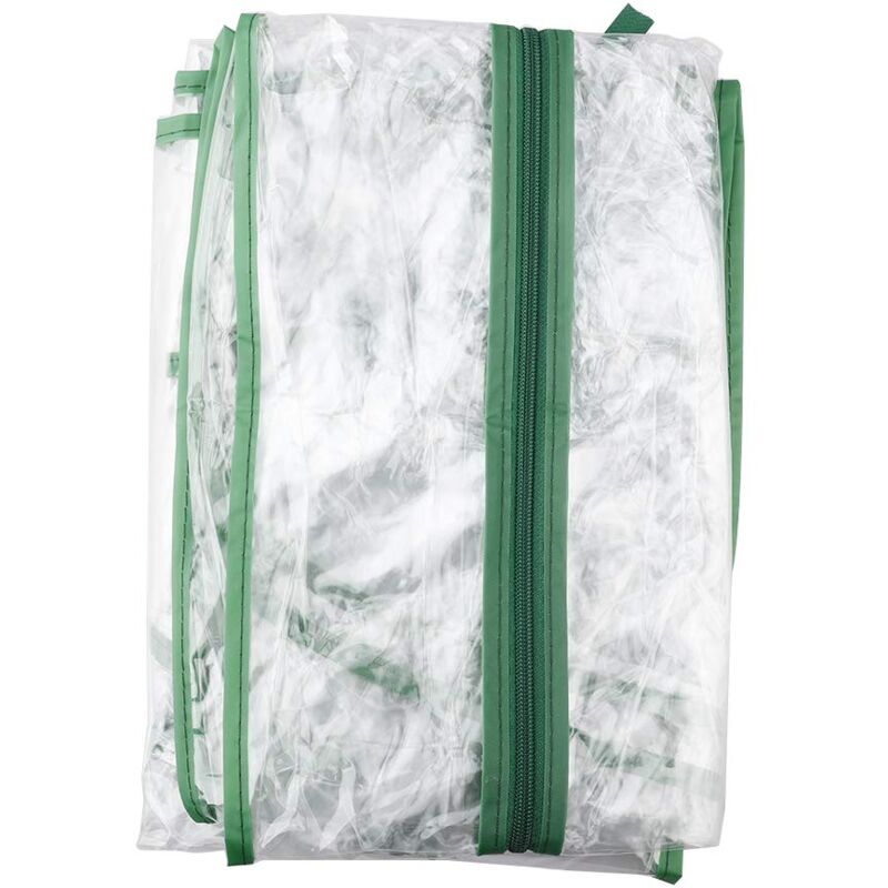 Ersatzabdeckung Für 3-stöckiges Gewächshaus Aus Transparentem Pvc – Doppelter Reißverschluss – Maße 69x49x126 Cm – Zubehör Für Mini-gewächshaus