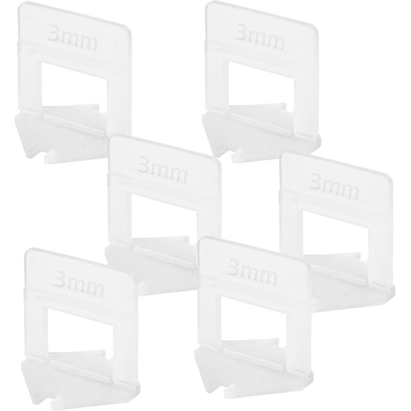 50er-pack 3-mm-fliesenausgleichsstreifen Für Die Einfache Verlegung Von Fliesen Mit 1 Bis 4 Mm Stärke, Transparent