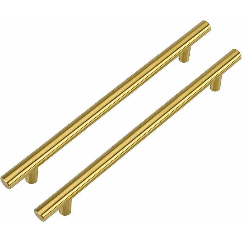 2er-set Goldene Möbelgriffe, Küchenmöbelgriff Mit 160 Mm Lochabstand, Goldener Griff – Messinggriff, Messing-schubladengriff, Küchengriff Aus Edelstahl